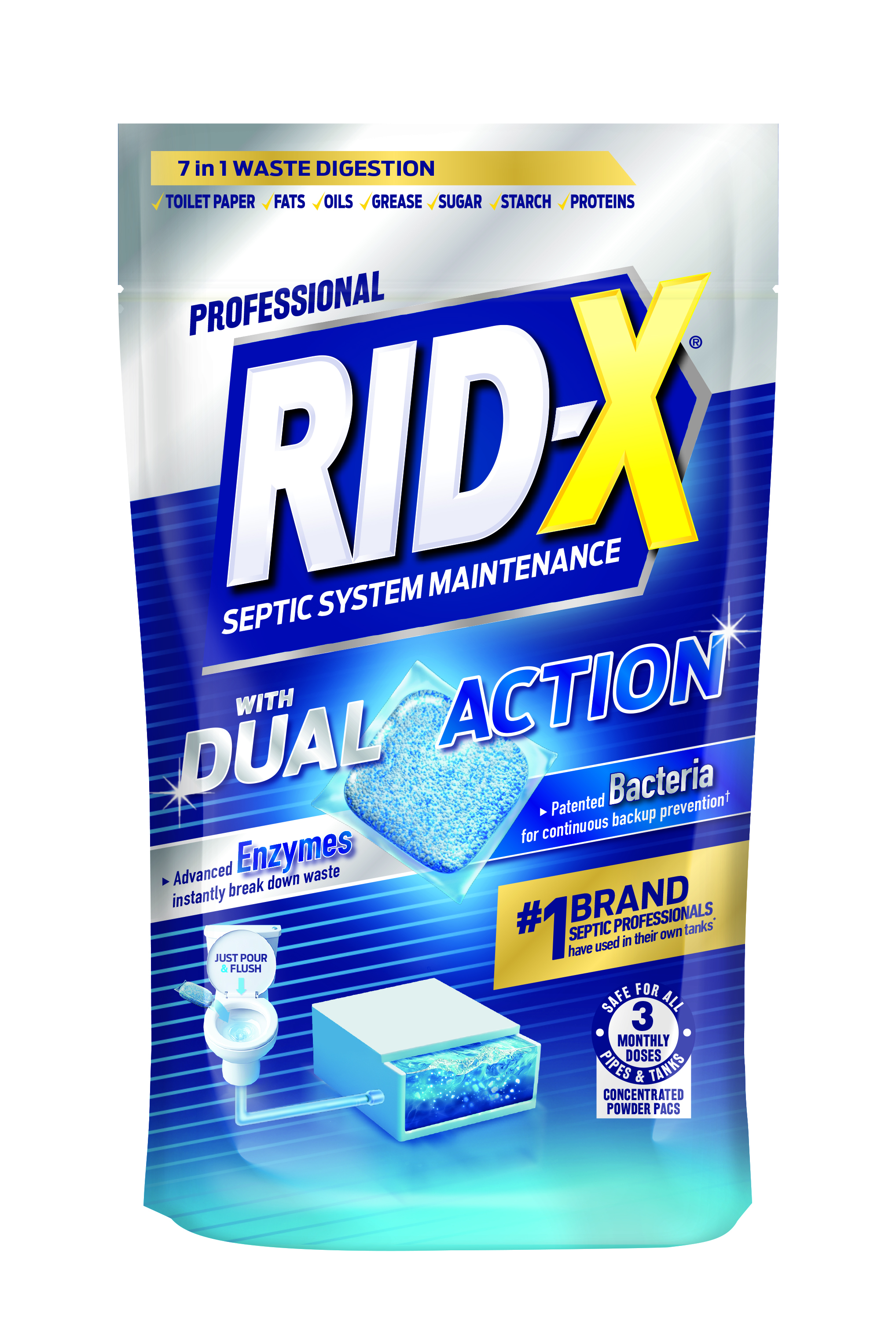 Professional RID-X® Septic System Maintenance - Septi-Pacs 